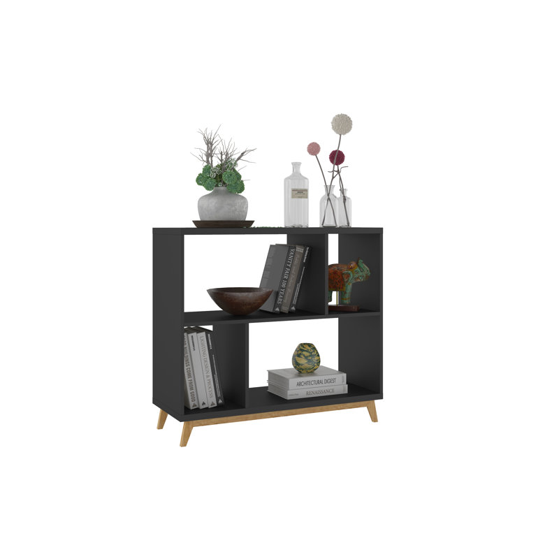 Armada 135cm W Manufactured Wood Shelving Unit, Black