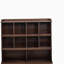 Bibliothèque à 10 niveaux, noyer