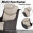 2-person Patio Rattan Seating Group With Headrest-1182246881