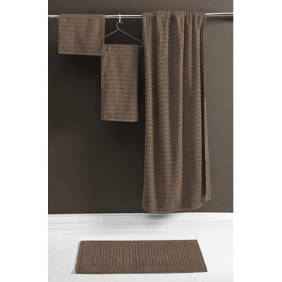 Fralick Ribbed Turkish Cotton Bath Sheet Set