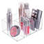 Organisateur de salle de bain en plastique iDesign à 5 compartiments, la collection Clarity - 9,8 po x 6,8 po x 4 po, transparent