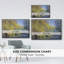 «A Bend In The Epte Giverny», reproduction d'art encadrée sur toile par Claude Monet-92481013-92481014