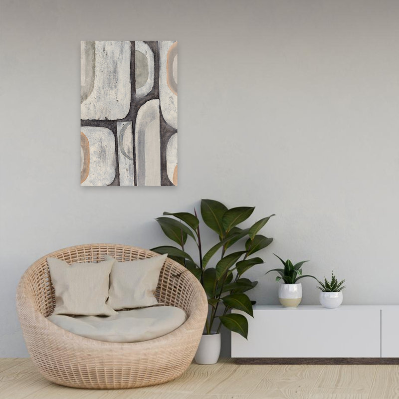 Mid-Century Modern Shape Shift II, H 24 po x l 16 po
