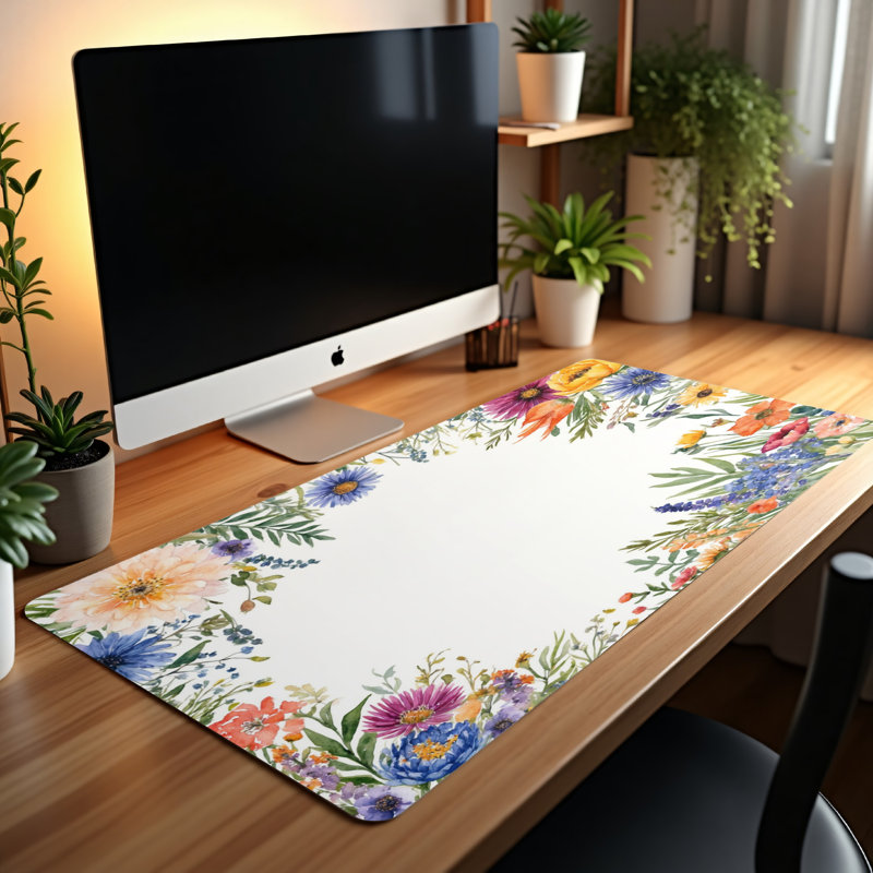 Polyester Desk Pad, 31.5x15.5