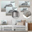 Gris, grange d'hiver moderne Marvel - salon d'art mural de grange-1138305941-1301736261