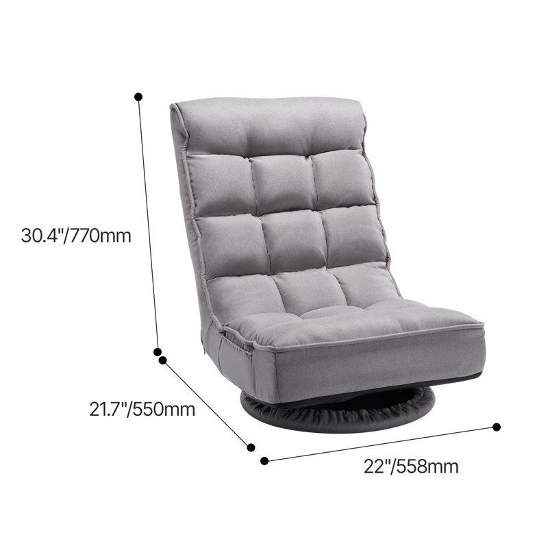 VEVOR Floor Game Chair in Grey