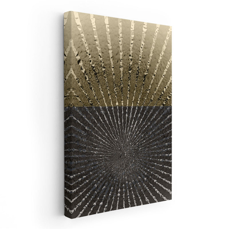 «Two Tone Burst», reproduction d'art sur toile, H 48 po x l 32 po