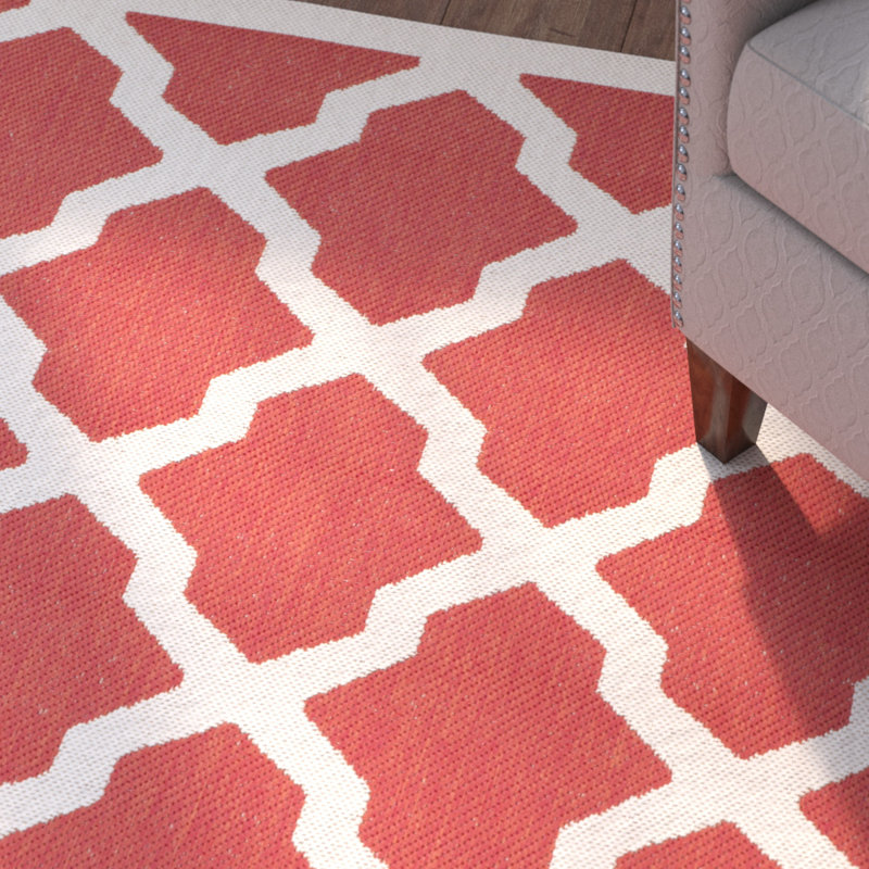 Herefordshire Performance Geometric Indoor/Outdoor Area Rug, Rectangle 9' x 12'