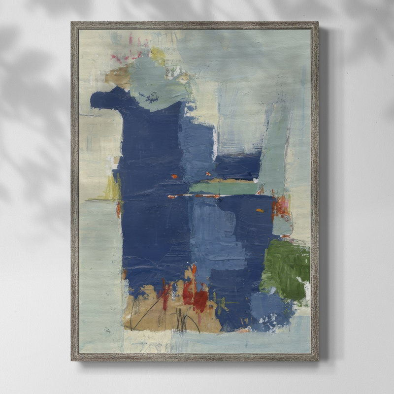 Blues I, reproduction encadrée - bois massif, H 11 po x l 9 po