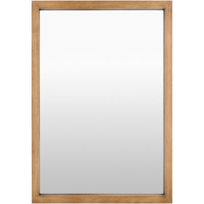 Rectangle Manufactured Wood Accent Mirror