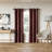 Cascade Pleated Velvet Blackout Grommet Curtain Panel-90573011-90573007