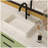 24"X14" White Ceramic Rectangular Vessel Bathroom Sink