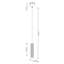 Bonina 1 - Light Brushed Nickel Pendant-1891961690