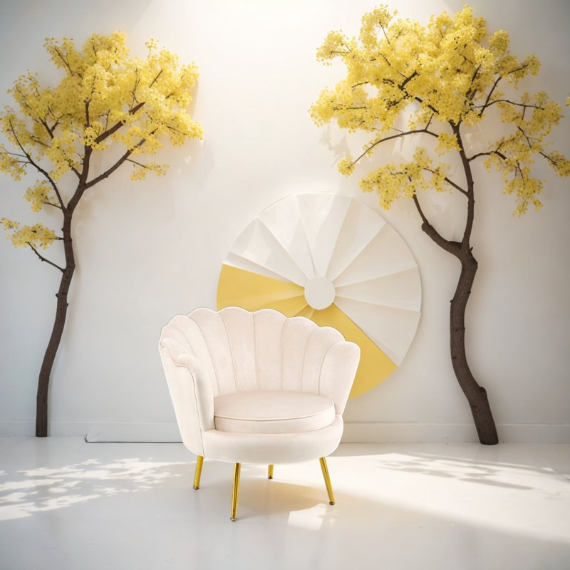 Alina Accent Chair, Beige
