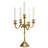 Hampton 15.7" H Gold Tabletop 5 Candle Candelabra-1055501325
