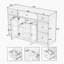 Grand garde-manger arqué avec portes en rotin, tablettes réglables et deux tiroirs pour des solutions de rangement polyvalentes-1764841255