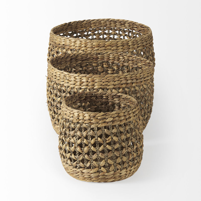 Three Posts™ Mehara Seagrass Decorative Basket