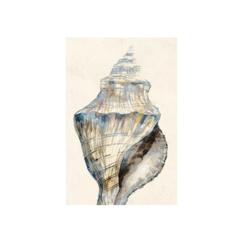 Piece From The Sea I Print by Guseul Park, 36" H x 24" W x 1.5" D, Glass Coat