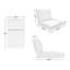 Coussin de chaise longue d'extérieur 28,5 po Lani Sunbrella®-1546734252