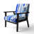 Blue/White Polyester