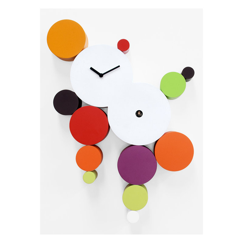 Eduardo Wood Wall Clock, Warm