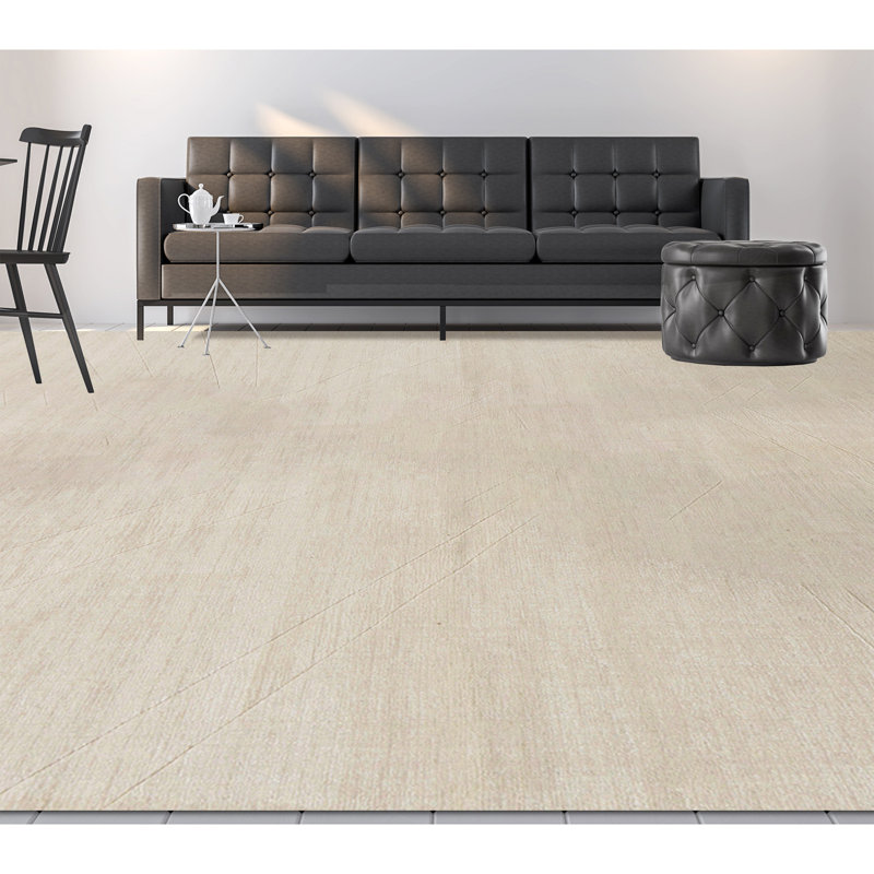 Wool Area Rug in Ivory