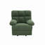 Fauteuil inclinable manuel moderne à bascule, avec revêtement en tissu nubby pour le salon-524452875