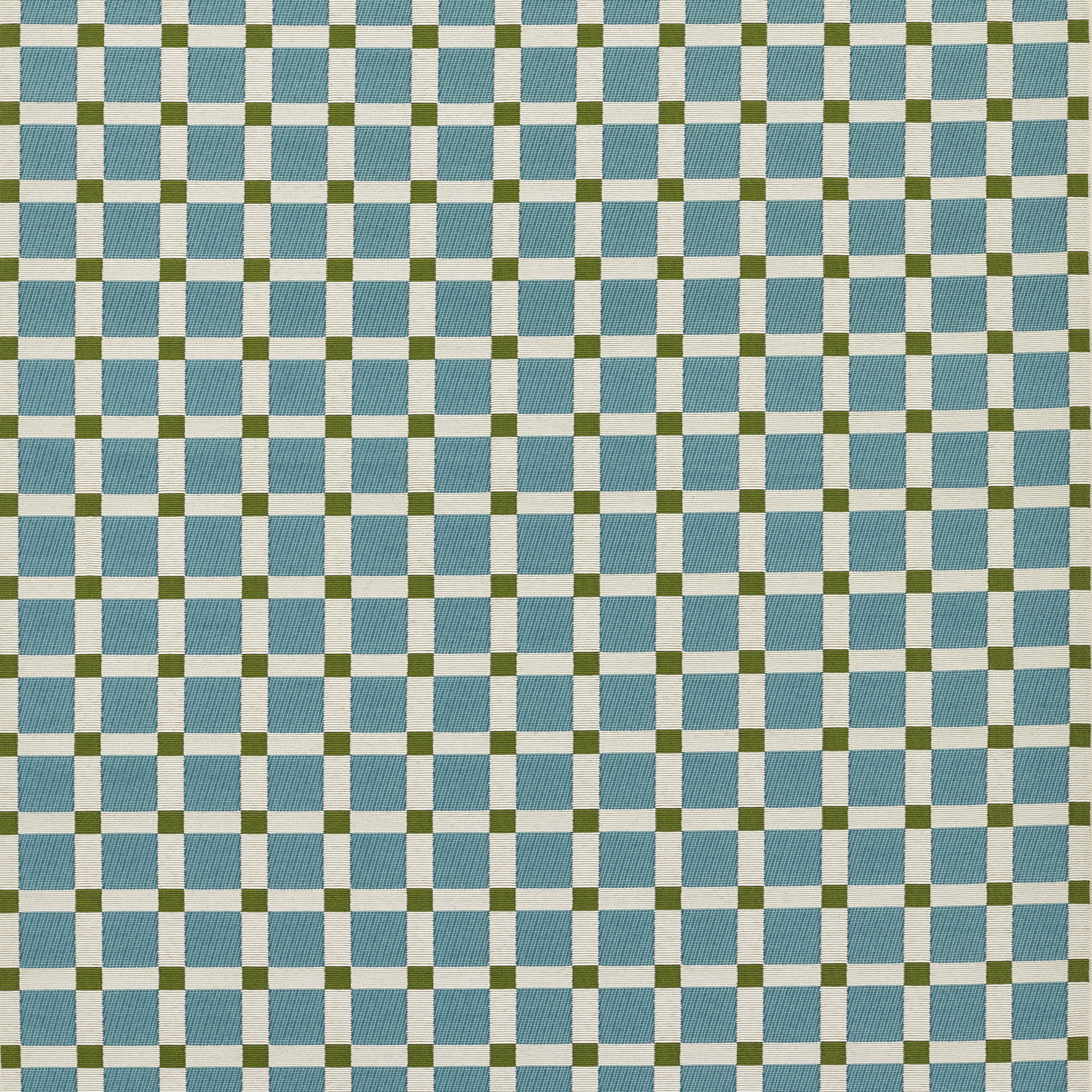 Icon Geometric Indoor Outdoor Blue Rug, Runner 2'8" x 8'
