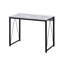 Bureau d'écriture rectangulaire avec base en métal-875567483-875567484