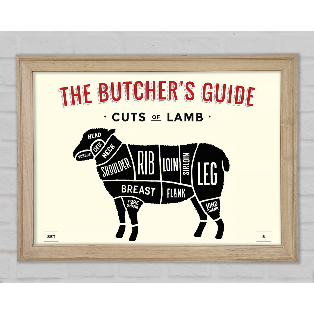 Butchers Selection 6 Gerahmter Druck