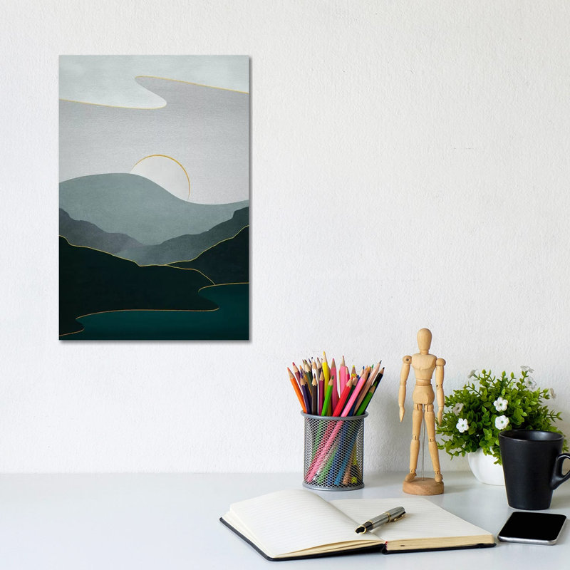 Minimal Landscape VIII by Marco Gonzalez - Wrapped Canvas Painting, 20.32 cm H x 30.48 cm W