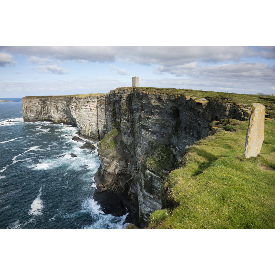 Meeresklippen bei Marwick Head - Leinwandbild