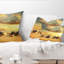Coussin lombaire à imprimé paysage magnifique