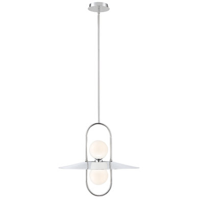 Lustre traditionnel à 2 lumières DEL Millbrook