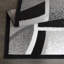 Tapis oriental noir / blanc Vannesa-32753279
