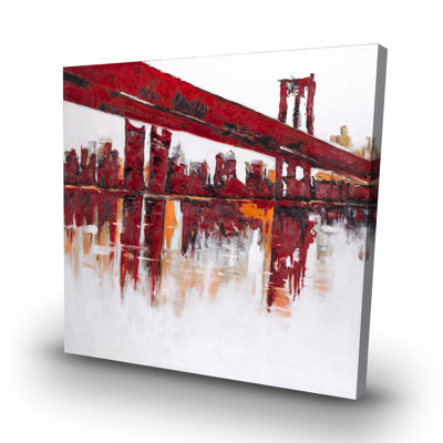 bridge - 32"x32" art on canvas