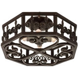 Fleur De Lis 4 - Light Flush Mount