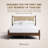 Marenzo Queen Platform Bed with Handwoven Headboard – American Walnut Veneer, Solid American Walnut Legs, Artisan Craftsmanship, Silent Slats, Effortless Assembly, Queen – Dark Walnut-1364901448-1364901450