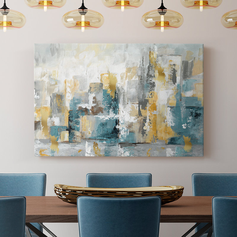 City Views I -Gallery Wraraped Cavas, H 12 po x l 18 po