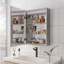 Armoire de salle de bain avec miroir à fixation murale à DEL pour salle de bain