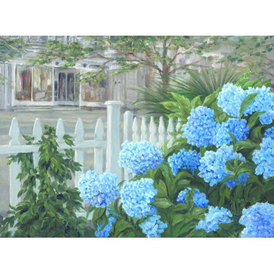 Hydrangeas par Georgia Janisse - reproduction d'art sur toile tendue