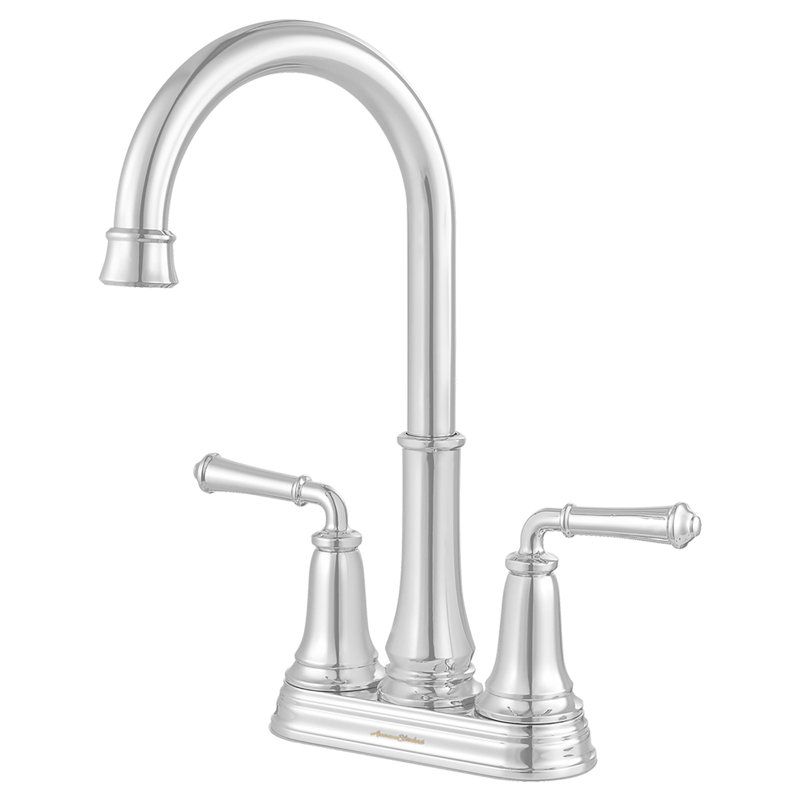 Robinet de cuisine à poignée double Delancey, Chrome poli