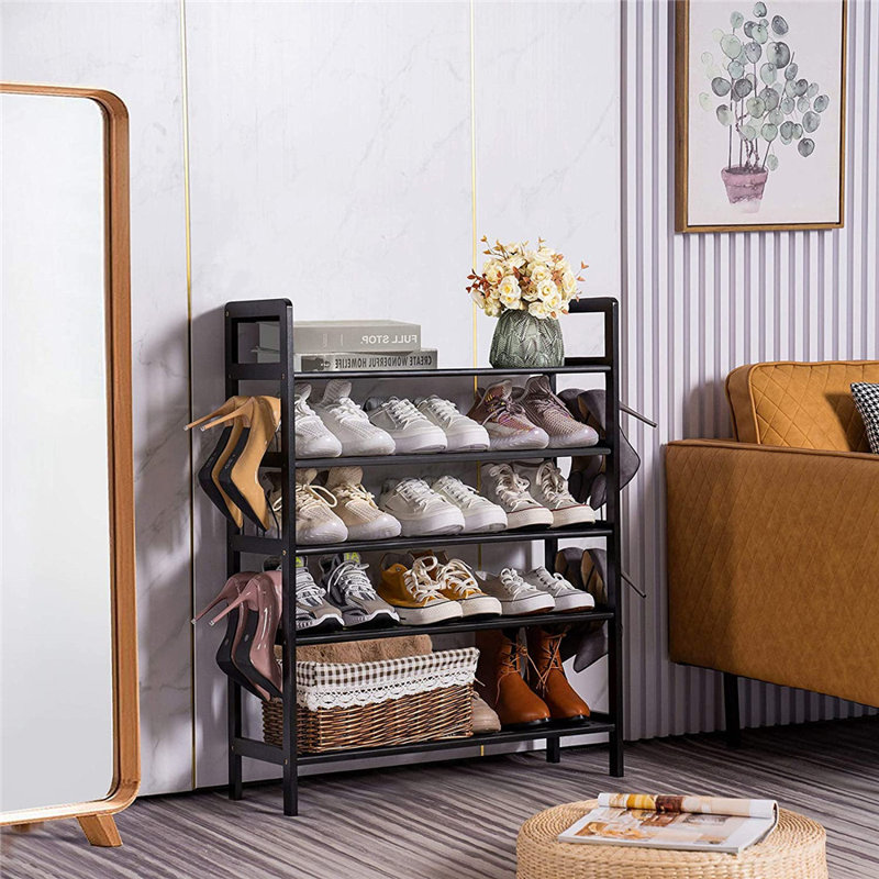 Range-chaussures 24 paires, Noir