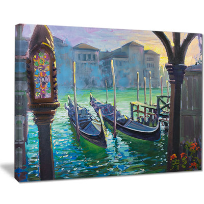 " Gondolas In Venice "