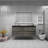 Smariti 60" Wall-Mounted Double Bathroom Vanity Set-1193115143