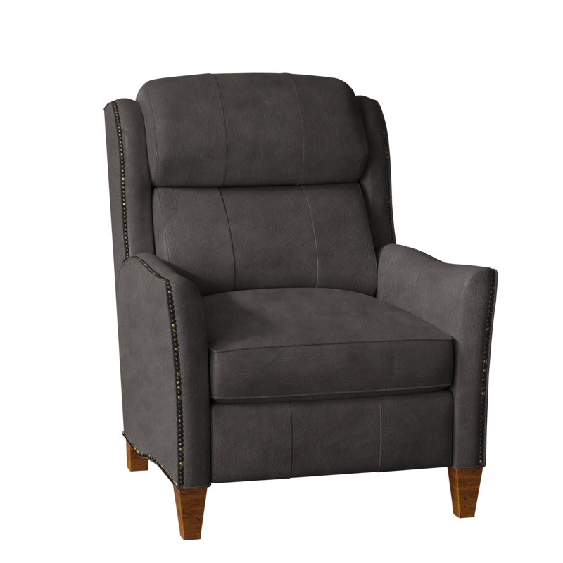 Lancaster Recliner, Outsider Raven Genuine Leather, New Classiques, Power