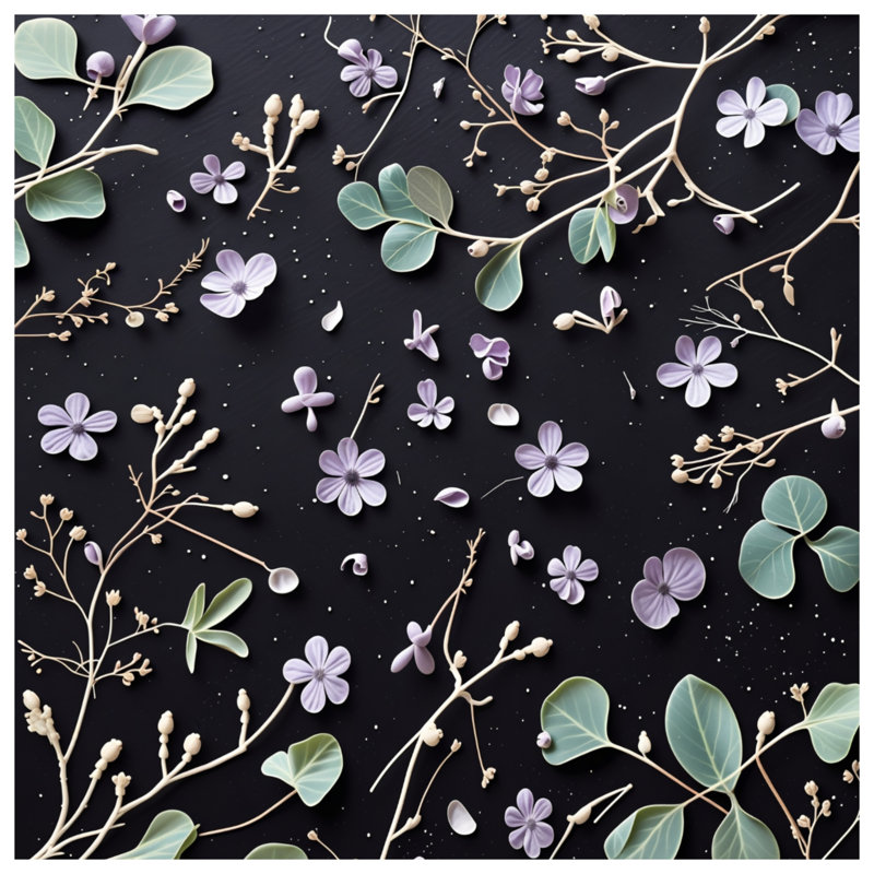 Housse de couette Floral Bedding Nature Scandinavian, Grand lit