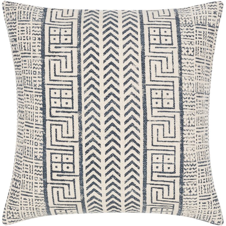 Zetta Geometric Cotton Throw Pillow