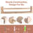 Orden 2 Piece Wood Floating Shelf