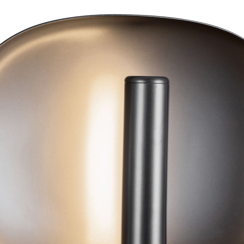 Lustre 9-in White dimmable LED Wall Sconce, Silver